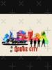 Cities Skylines Dodge City Skyline Art Watercolor Old West Drawing Premium T-Shirt
