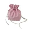 Star Sequins Fashionable Small Fresh Shoulder Bag New Canvas Bag Drawstring Strap Messenger Bag