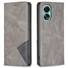 For Oppo A78 4G Stand Flip Cover PU Leather Imprinted Line Card Slots Phone Case