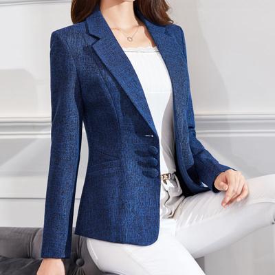 Women Plus Size Blazers Jackets Work Office Lady Suit Slim Single Breasted Business Female Blazer Coats Formal