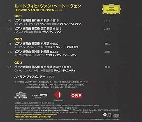 Beethoven: Complete Piano Concertos (UHQ-CD/MQA)