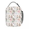 Nutcracker Ballet Christmas Theme Pattern Insulated Lunch Bag for Women Kids Leakproof Food Boxes Thermal Lunch Box Tote