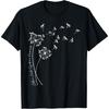 Ehlers Danlos Syndrome Zebra Dandelion EDS Awareness Support T-Shirt