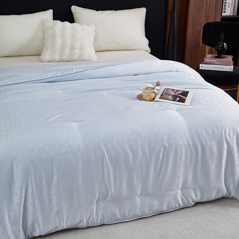 Beigeman BGM-B2561 Verona Silver Jacquard Tussah Silk Quilt