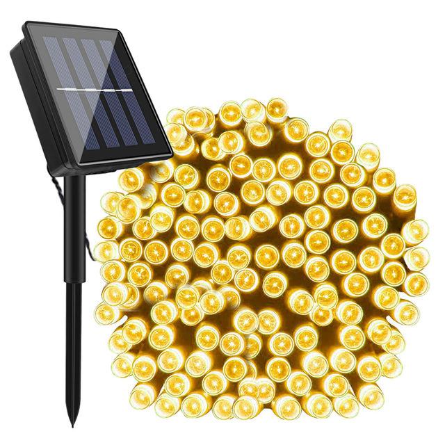 9.5M/12M/22M/32M Outdoors Solar String Light 8 Modes Solar Lamp Waterproof for Gardens Wedding Party Valentines Christmas Tree Decoration