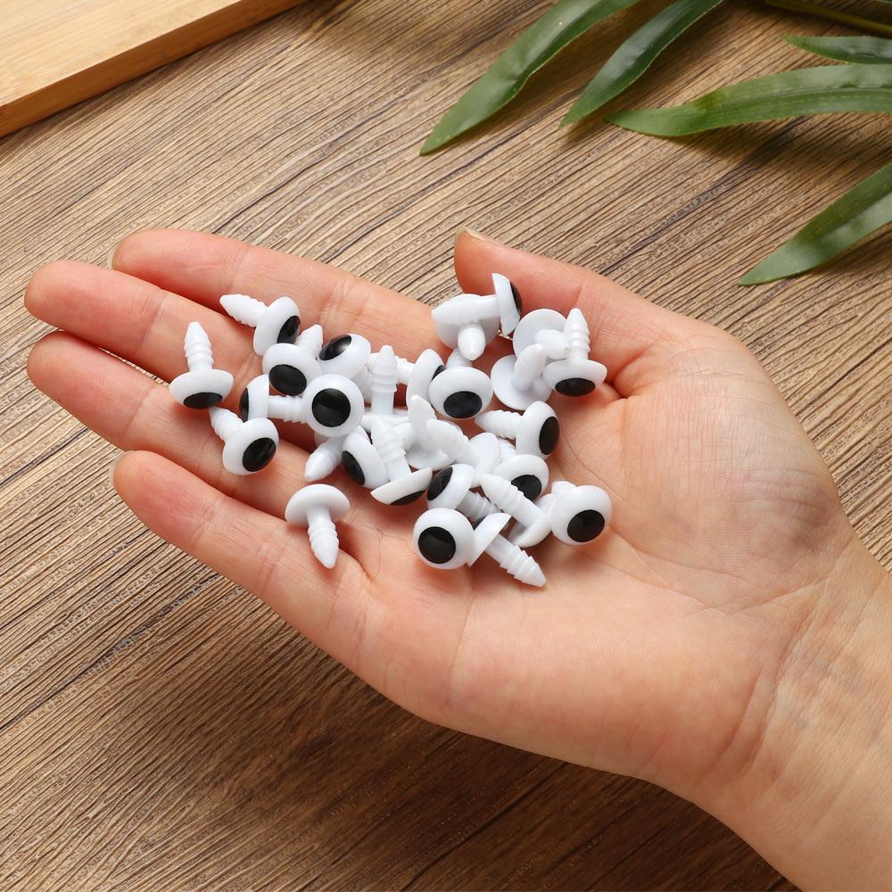 100Pcs Plastic Animal Safety Eyes For Toys Crochet Teddy Bear Stuffed For Dolls Craft Amigurumi Accessories10/12/14/16/18/20mm