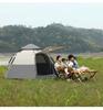 Male Wolf Quick-Open Outdoor Camping Tent: Folding, Portable, Dual-Layer, Rain & Sun Resistant