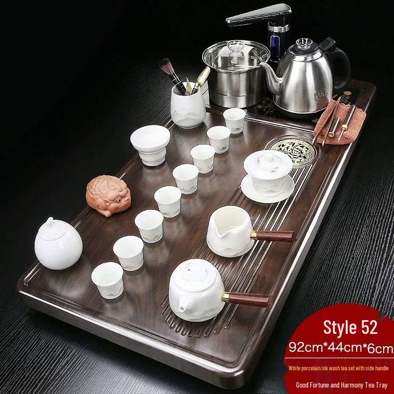 

Jiakangming Automatic Solid Wood Gongfu Tea Tray