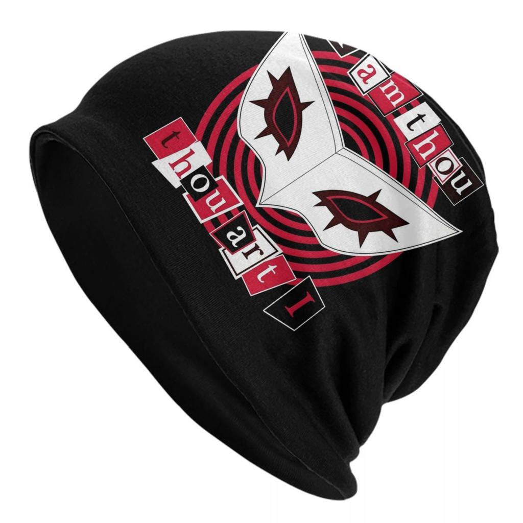 Warm Unisex Women Knitted Hats Adult Unisex Horror Game YTTDED Anime Skullies Beanies Caps Your Turn To Die Humor Bonnet Hats