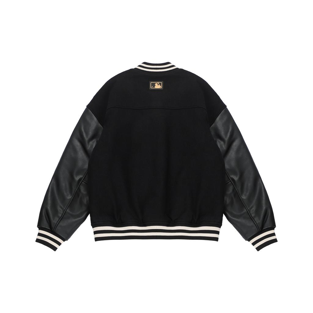 MLB FW22 Baseball Jacket Unisex Black 3AJPF0124-50BKS