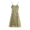 Plus Size Women's Summer Temperament Waist Halter Dress Sweet Long Dress