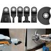 5 Stück Hartmetallzahn Oszillierendes Sägeblatt Professionelles Schneiden für Metall, Stahlnägel & Schrauben Multitool Oszillierendes Werkzeug Zubehör