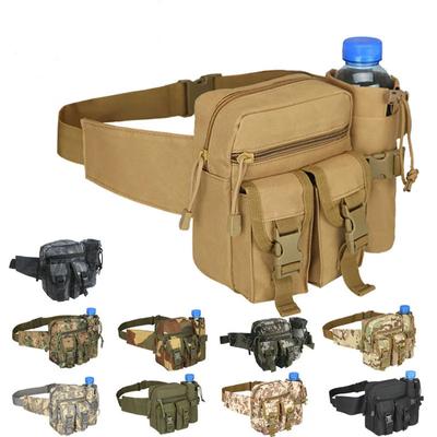 Marsupio tattico in nylon da uomo, borsa portaborraccia per alpinismo, borsa porta telefono, sport all'aria aperta, alpinismo, campeggio, marsupio
