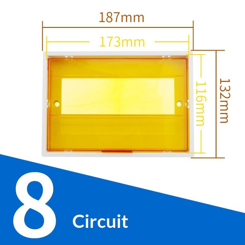Pz30 Plastic Distribution Box Cover Transparent Protective Panel For Household Circuit Breaker Box