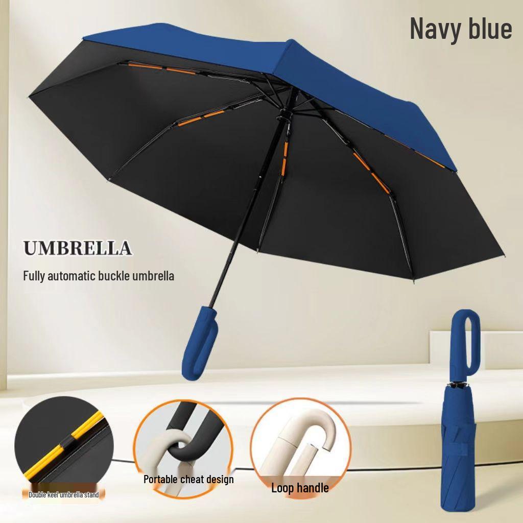 Dual-Use UV Protection Folding Umbrella for Sun and Rain with Custom Logo