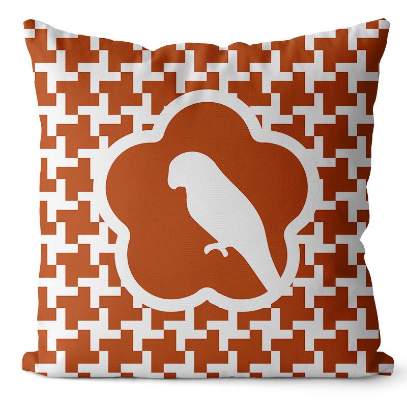 Orange Nordisch Schlicht Grün Geometrisches Kissen Elch Zebra Muster Kissen Büro Wohnzimmer Sofa Rückenlehne