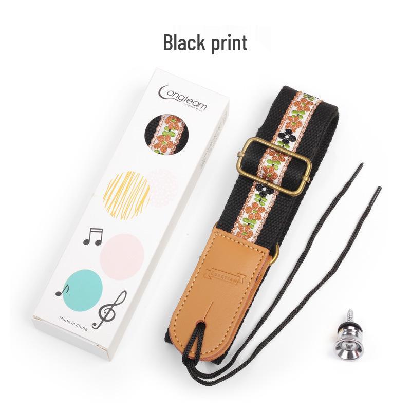 

Longteam Embroidered Jacquard Ukulele Shoulder Strap