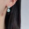 S925 Sterling Silver Blue Ocean Star & Pearl Stud Earrings - Versatile and Elegant