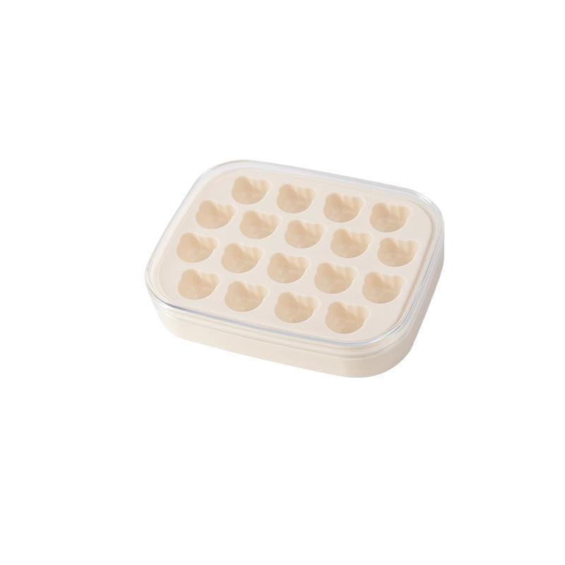 

Silicone Ice Cube Mold with Lid - Food Grade, Press-Type Ice Tray & Storage Box for Homemade Ice Cubes