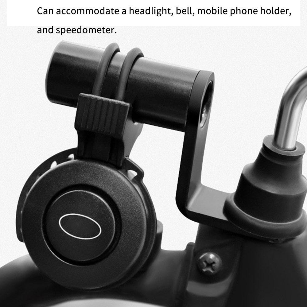 Aluminum Alloy Bicycle Motorcycle Rearview Mirror Mount Handlebar Stand Adapter Mobile Phone Holders Headlight Expansion Bracket 1