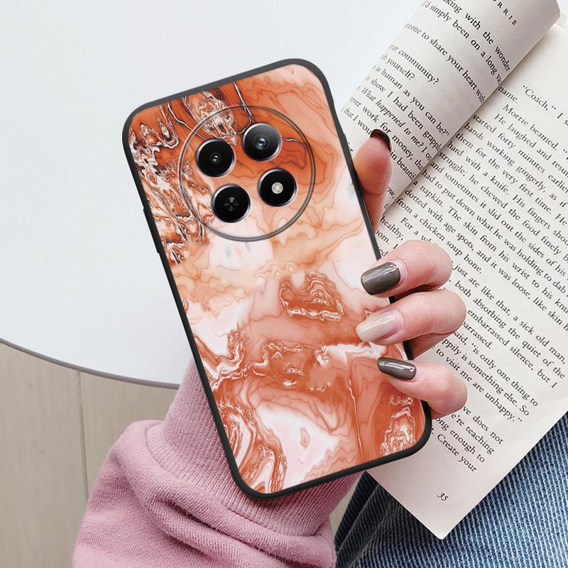 Luxury Case For Redmi 14C 4G 14R 5G A4 Note 14 Pro 5G Poco C75 Fundas Marble Art Pattern Soft TPU Protection Cover Shockproof