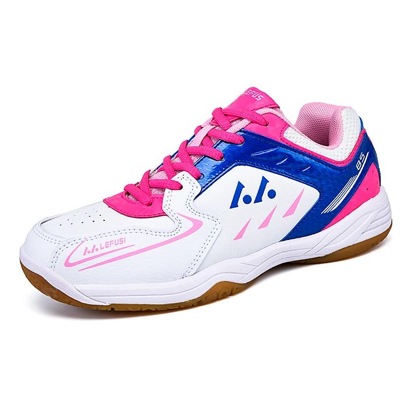 Sports Badminton Shoes Professional Training Competition Anti Slip and Breathable Youth Tennis Table Tennis Shoes Badminton Shoe