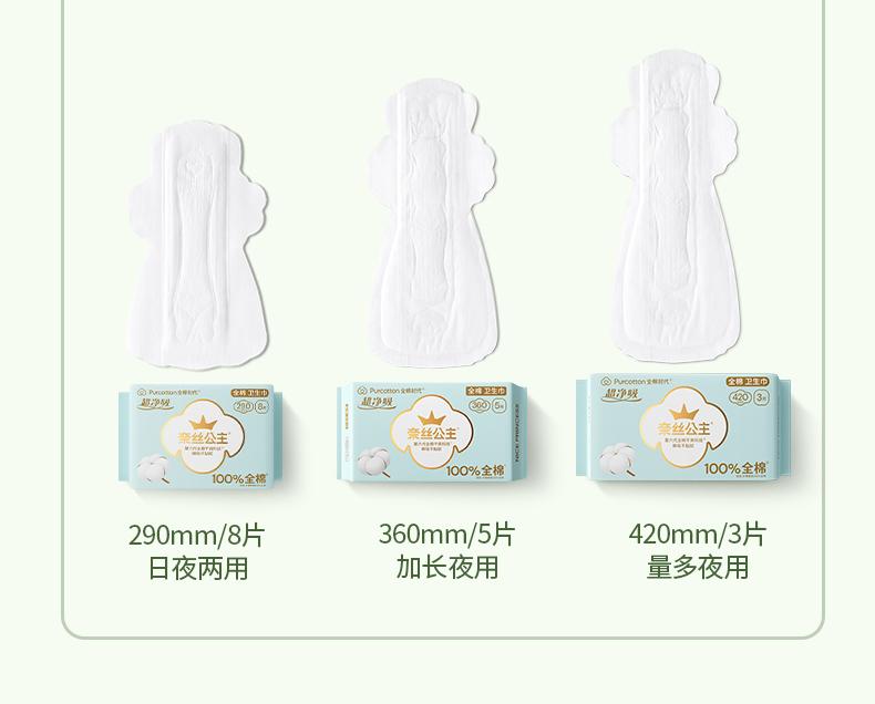 Cotton Era Naisi Life Ultra Clean Suction Mini Sanitary Napkins (8 Pack)