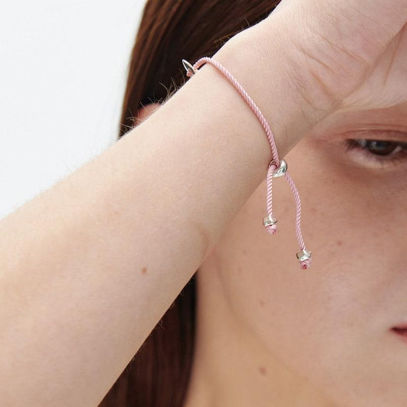 MATIAS Heart string Bracelet (Pink)