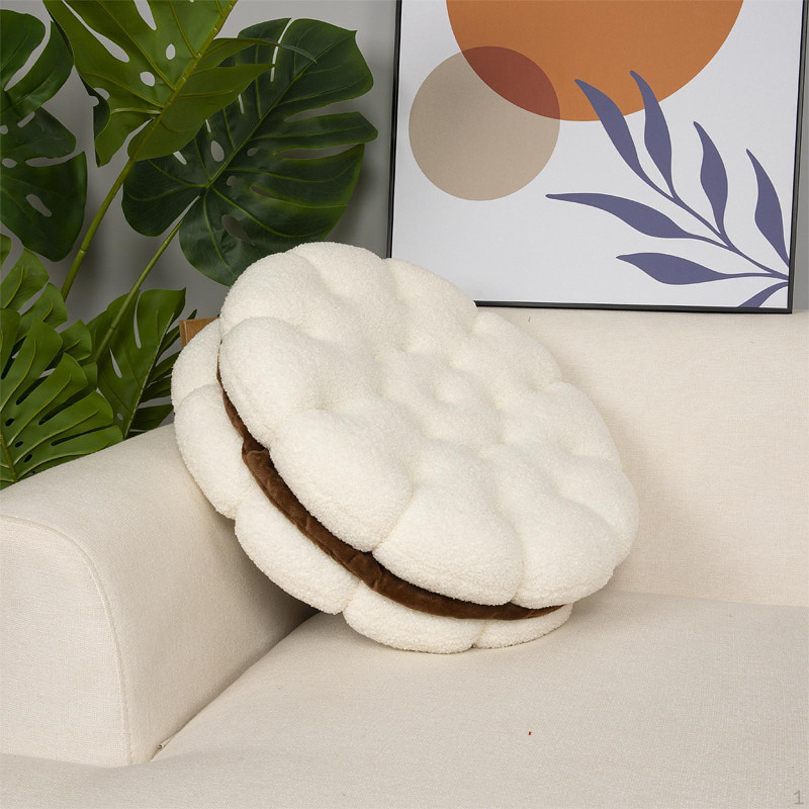 Подушка для стула напольная подушка сиденье для дома детской комнаты гостиной в помещении бежевый 2547₽