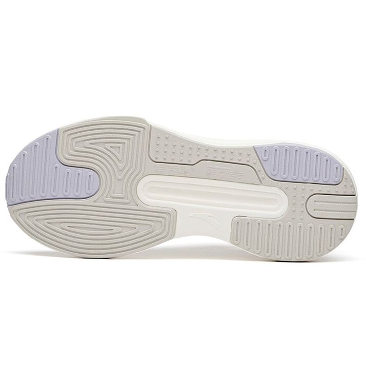 Anta C37 Lifestyle Series Durable Breathable Low-Top Skate Shoes Women Sneakers White Gray 922128081-3