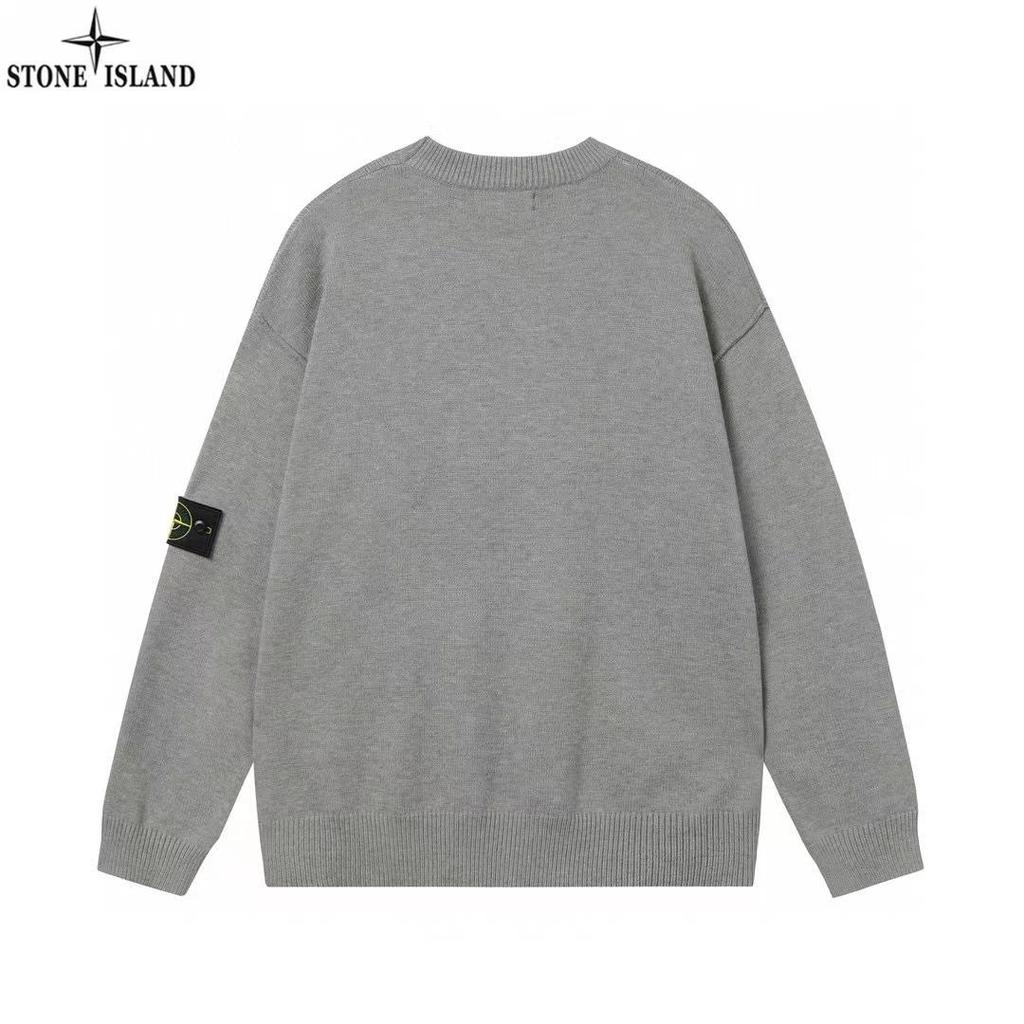 STONE Autumn/Winter High-Quality Round Neck Casual Knit Pullover Sweater