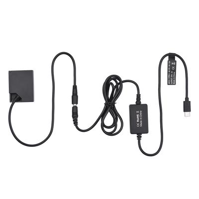 Cavo PD USB Type-C per batteria fittizia NP-W126 DC Coupler sostitutivo per Fujifilm X-A2 A3 X-E2s