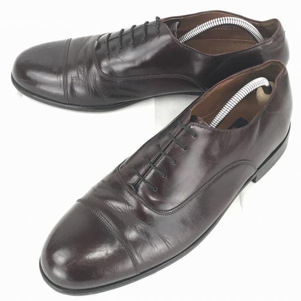 

80s-90s Vintage Bostonian USA Leather Straight Tip 29.0 Reddish Brown Goodyear Welt