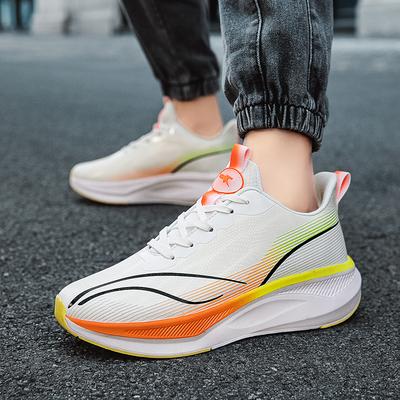 Übergröße Mode Koreanische Version Herrenschuhe Lederoberfläche Lauf-Sport Paar Freizeitschuhe Herren Dad-Schuhe Herren Tide