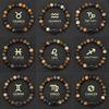 12 Zodiac Signs Bracelets Capricorn Taurus Cancer Virgo Pisces Bracelets Ladies Men Couples Friendship Jewelry Gift Bracelets