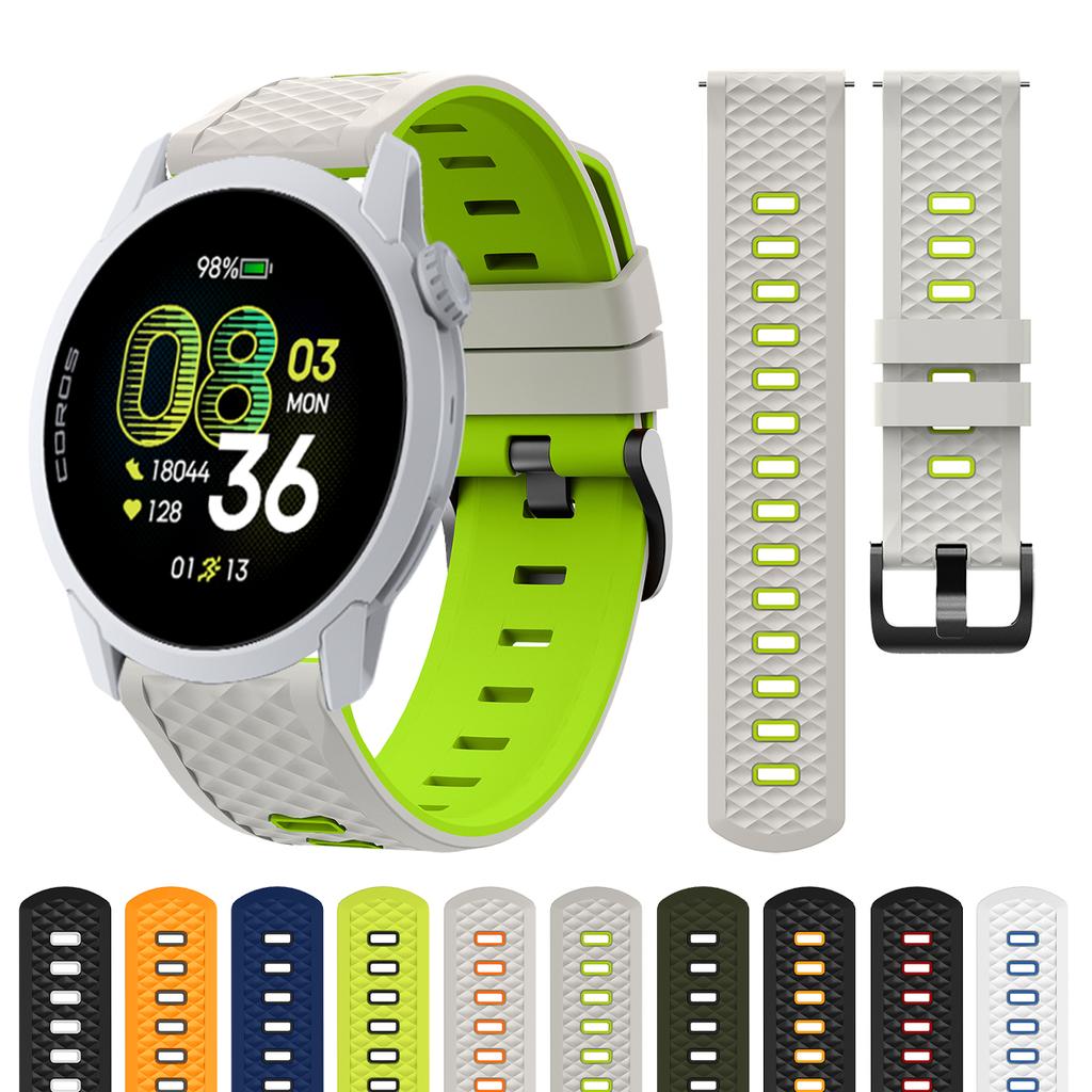 22mm Universelles Uhrenarmband Für COROS PACE 4 3/APEX 4 42mm/APEX 2 Pro/APEX 46mm Silikonband Für COROS Uhren Armband Correa