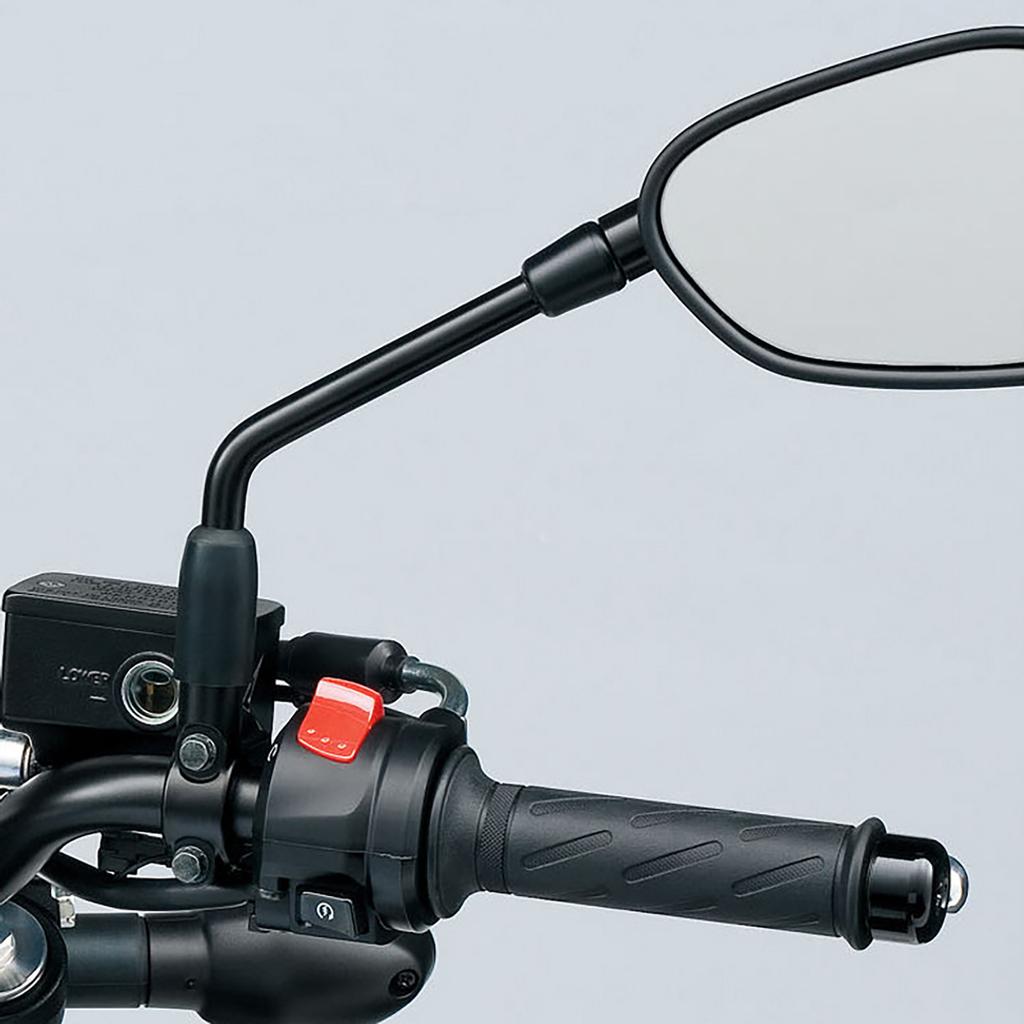 2Pcs 7/8" Handlebar Rearview Mount Holder Adapter 8mm/10mm Thread Motorcycle Handlebar Mount Holder Clamp