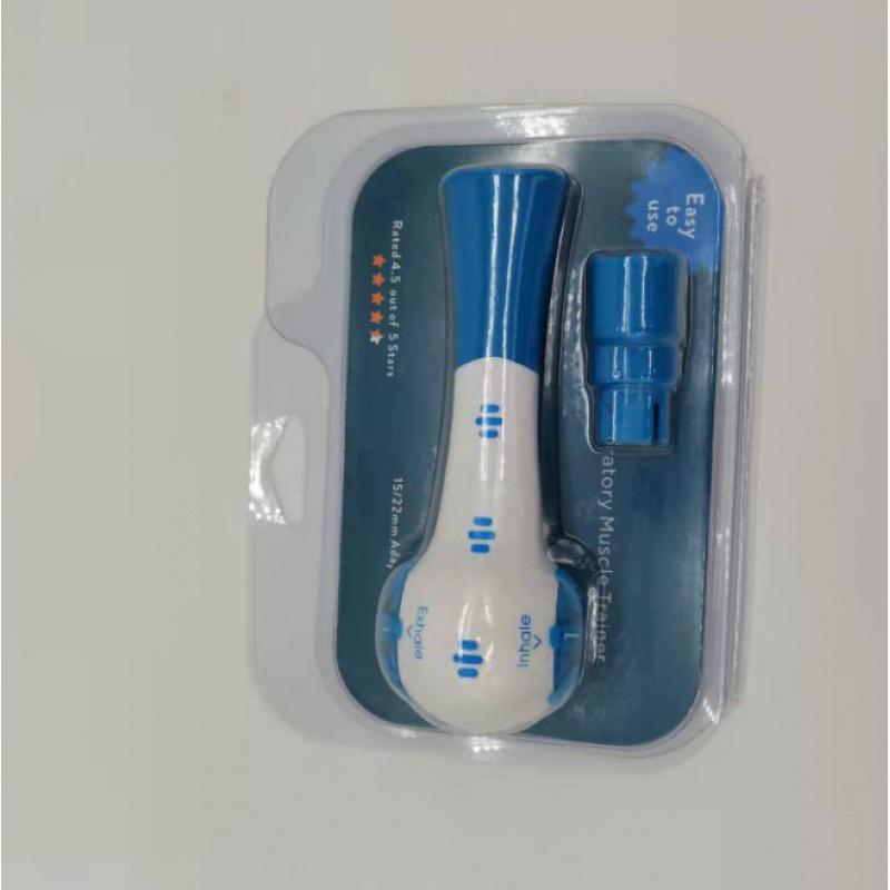 

Трансграничный тренажер для дыхания для похудения лица: Регулируемый тренажер для легких для тренировки жизненной емкости синий