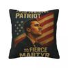 Pillow Case Charlie Kirk American Flag Polyester Pillow Cover Cute Funny Cushion Cover Pillowcases For Office Home Decorative