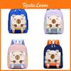 Childrens Cartoon Capybara Backpack With Lightweight Nylon Material And Comfortable Back Support For School