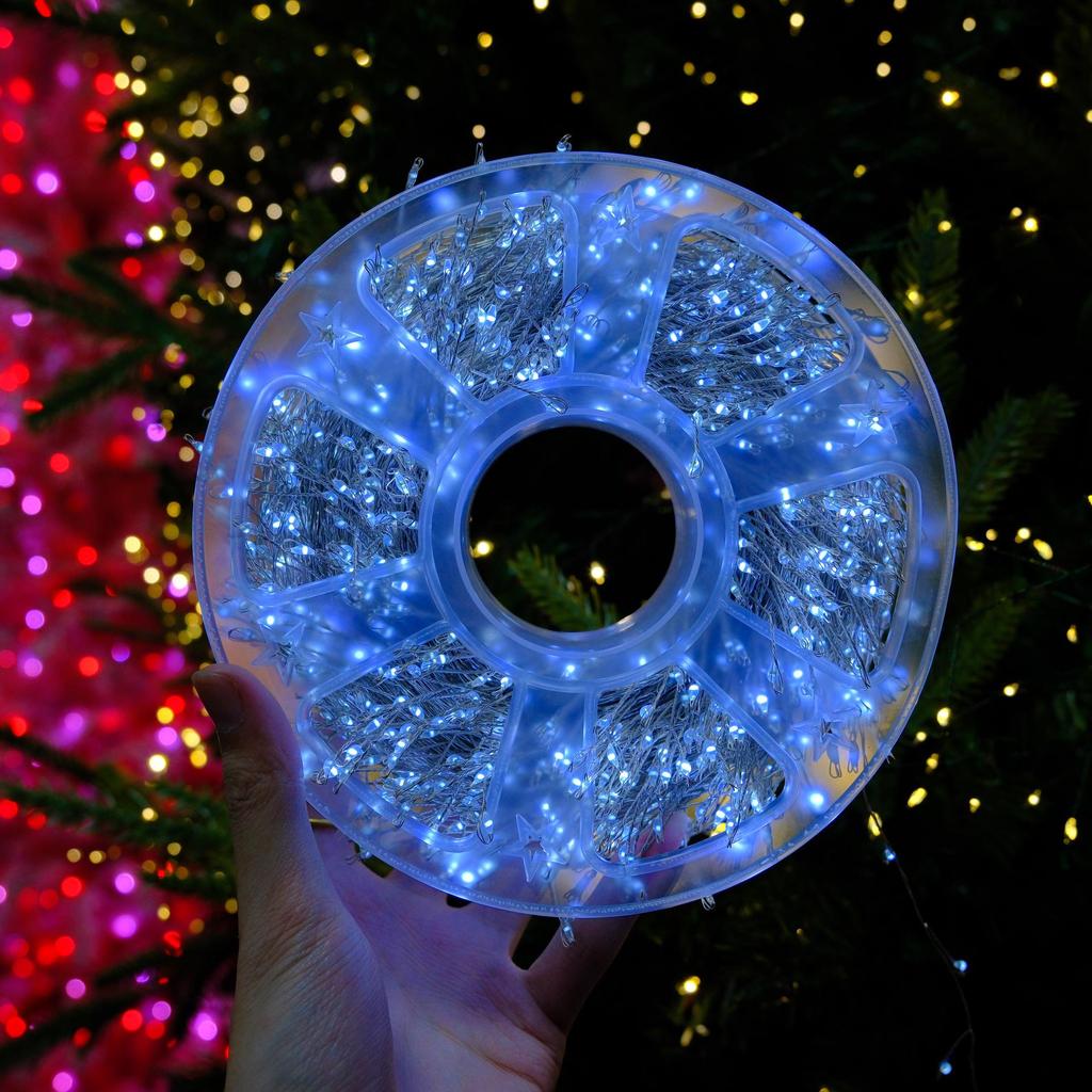 Green Firecracker LED String Lights - Christmas Decorative Copper Wire Lights for Tree & Festive Atmosphere
