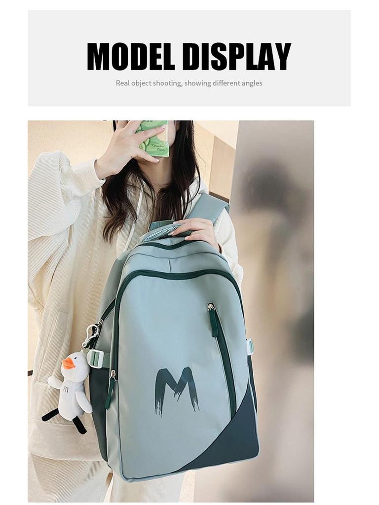 Korean Style Minimalist Backpack 2024: Large Capacity Unisex School & Travel Bag for Students