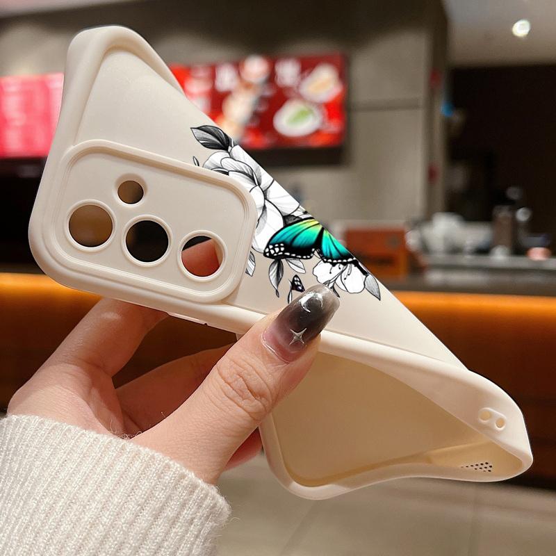 Case For Samsung Galaxy S24 S21 FE S25 S24 S23 S22 Ultra A56 A55 A54 A16 A15 A35 A25 5G Charming Butterfly Print TPU Phone Cover