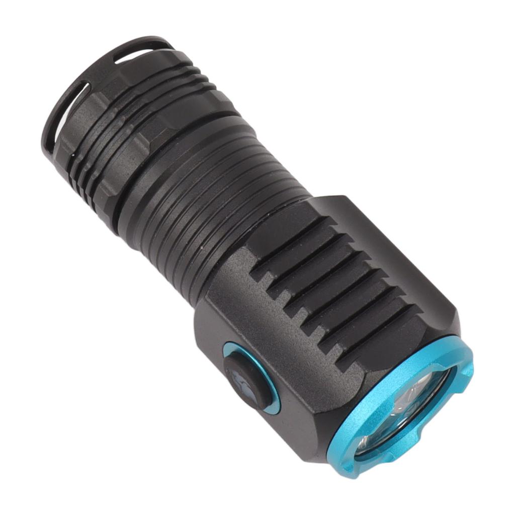 Mini Powerful Flashlight High Luminous Flux 2000lm Bright USB C Rechargeable LED 6 Modes IPX4