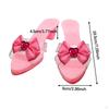 Princess Dress up Shoes 1 Pair Versatile Jelly Sandals for Girls Pretend Play Beach Cosplay