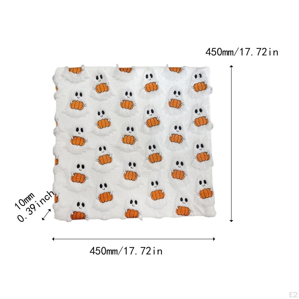Halloween Throw Pillow Cover, Decorative Pillowcase, 45cm Modern Soft Embroidered Cushion