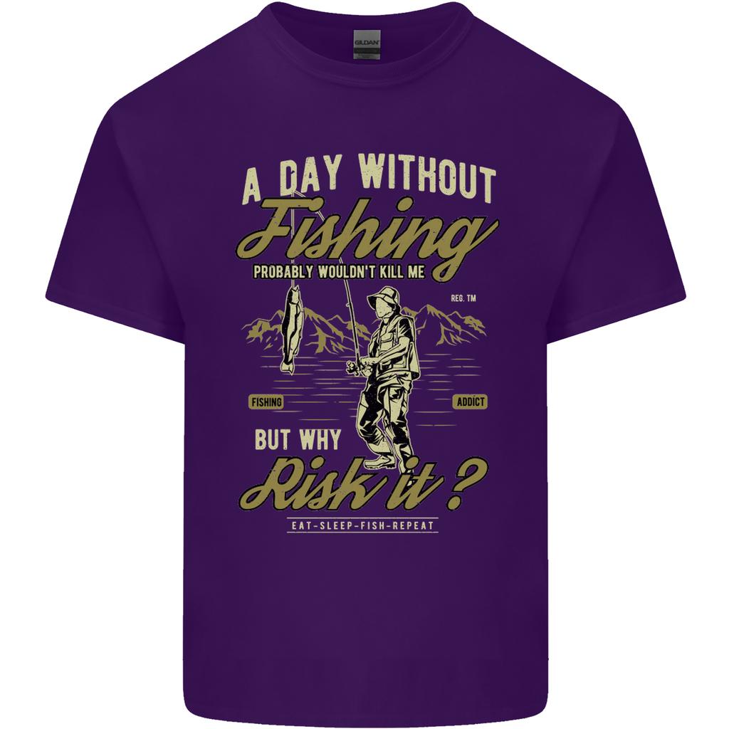 A Day Without Fishing Funny FisherUnisex Unisexs Light Cotton TShirt