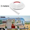 1/2 Inch Height Drip Rail PVC Rain Strip RV Rain Gutter 3 Meters Long