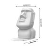 Creative Easter Island Head Statue Figurines Ornament Glasses Stand Holder Easter Island Sunglasses Display Gift for Home Decor