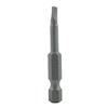 Alloy Steel Screwdriver Bits Grey Hex Shank Magnetic